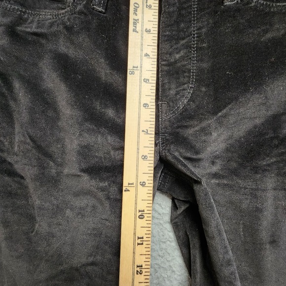 Hudson Nico Super Skinny Pant Womens 27 Black Velvet Ombre Ankle $215 NEW w/ Tag - Picture 15 of 16